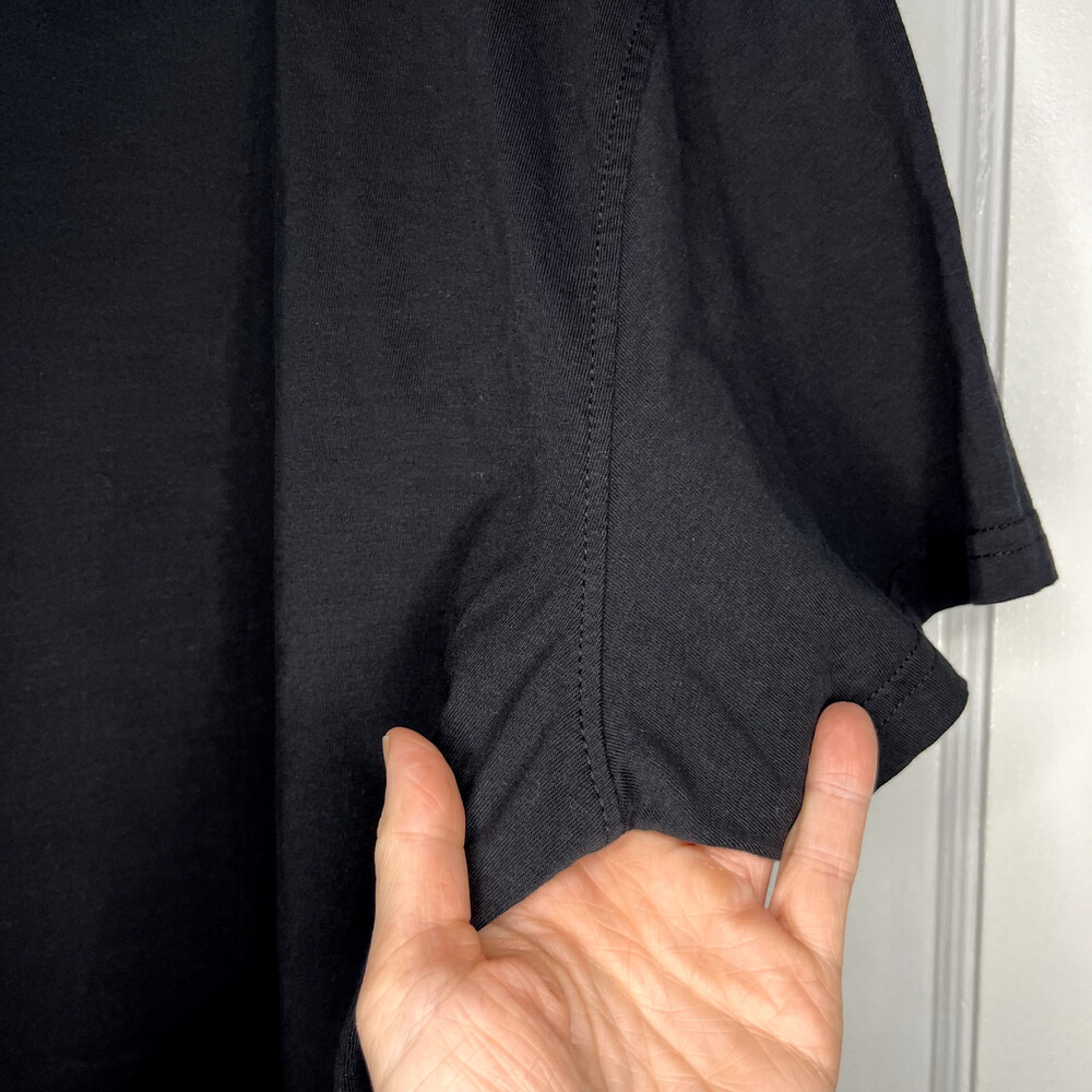 Roberto Cavalli Mens Shirt XL Black Cotton Crew Short Sleeve Snake Graphic Print - Picture 12 of 16